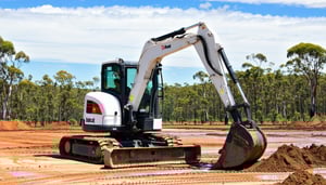 bobcat 55tonne excavator No people Make it look like australia-2